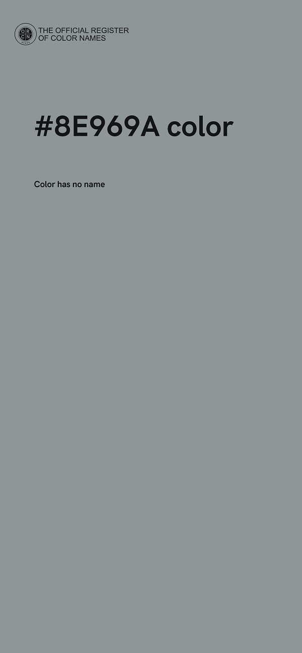 #8E969A color image