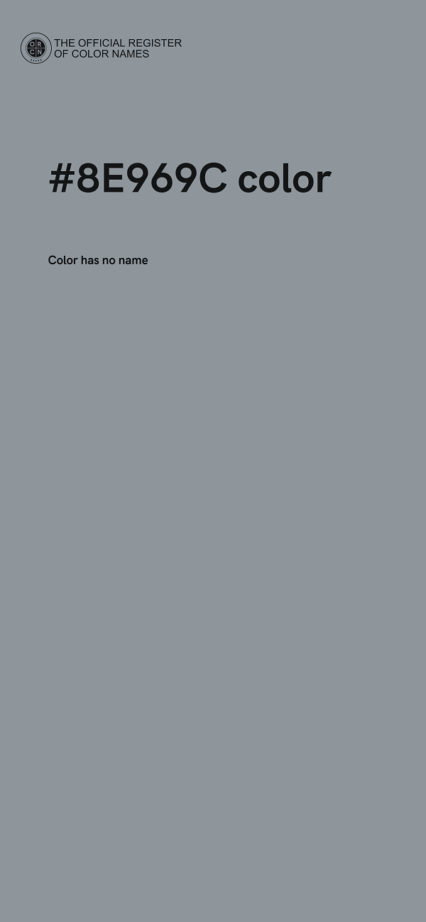 #8E969C color image
