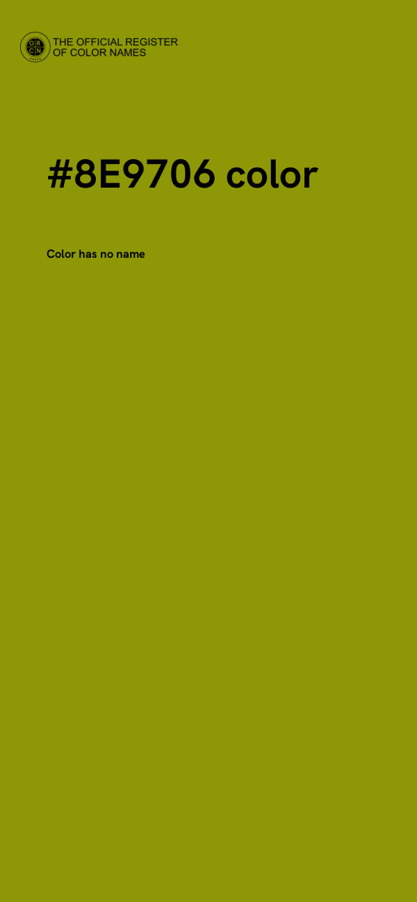 #8E9706 color image