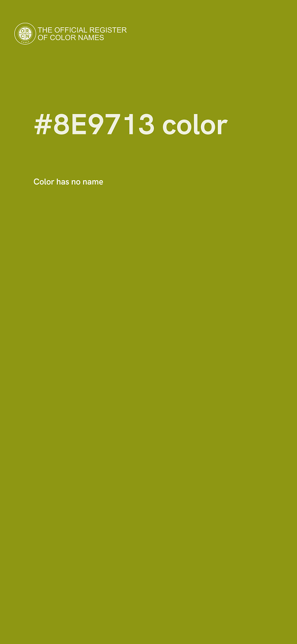 #8E9713 color image