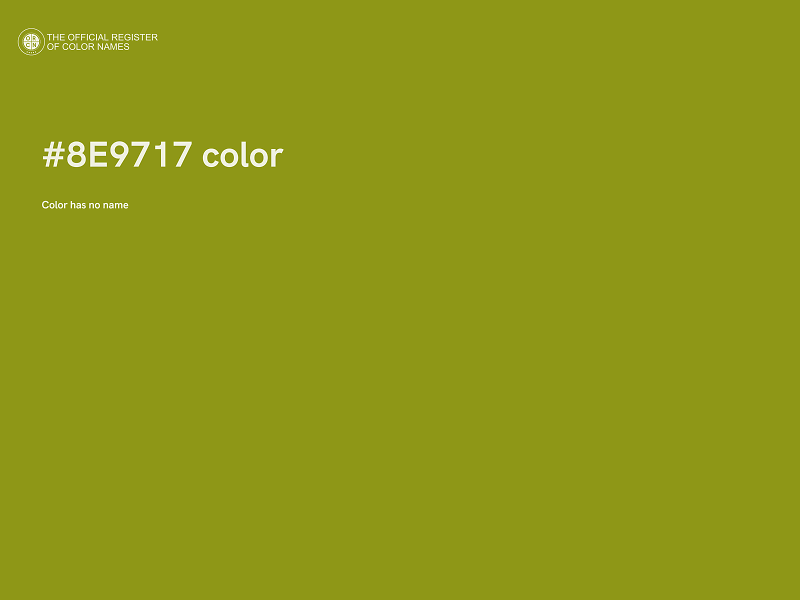 #8E9717 color image