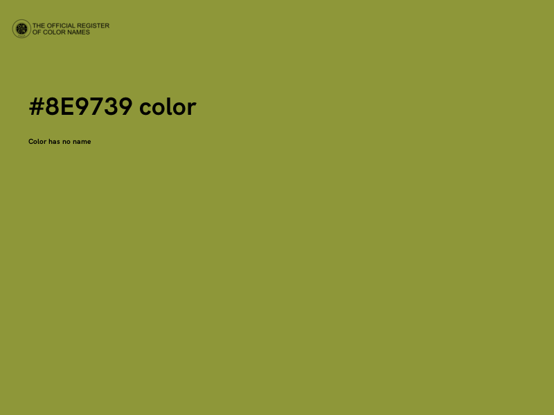 #8E9739 color image