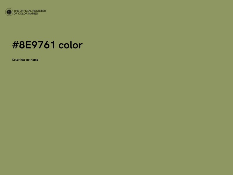 #8E9761 color image
