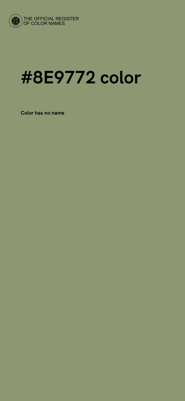 #8E9772 color image