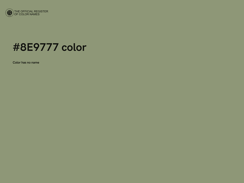 #8E9777 color image