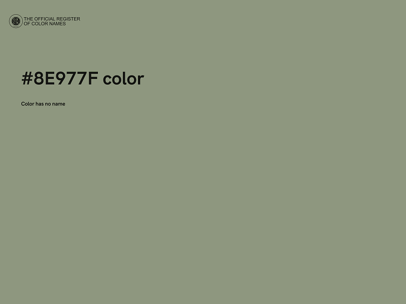 #8E977F color image