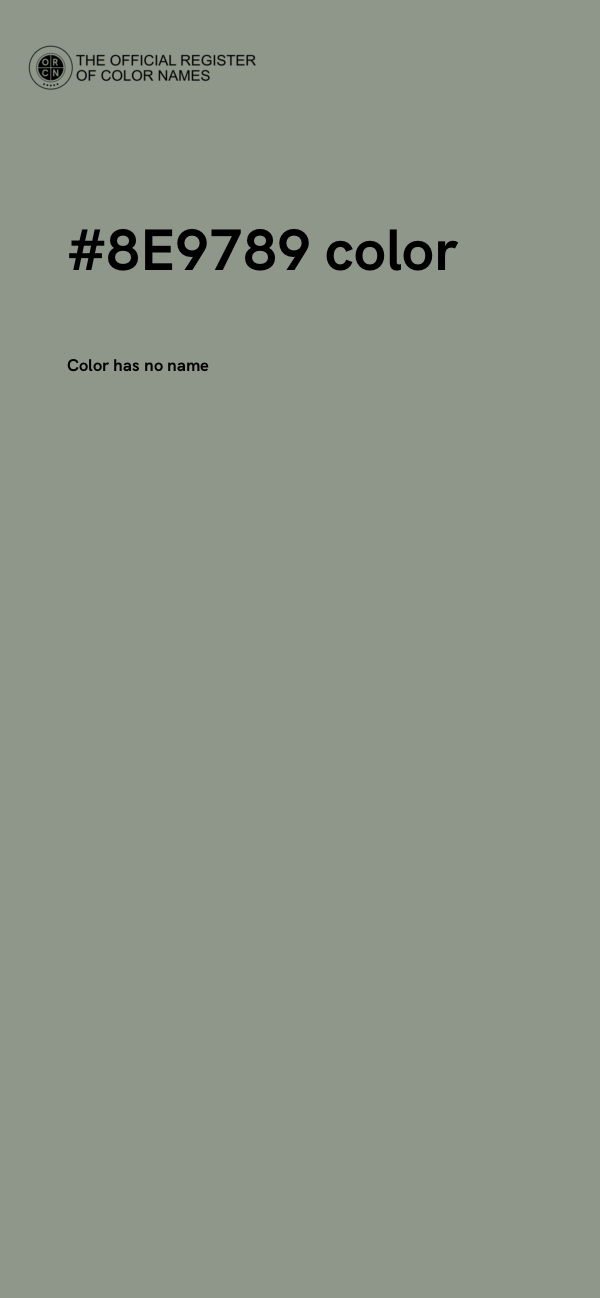 #8E9789 color image