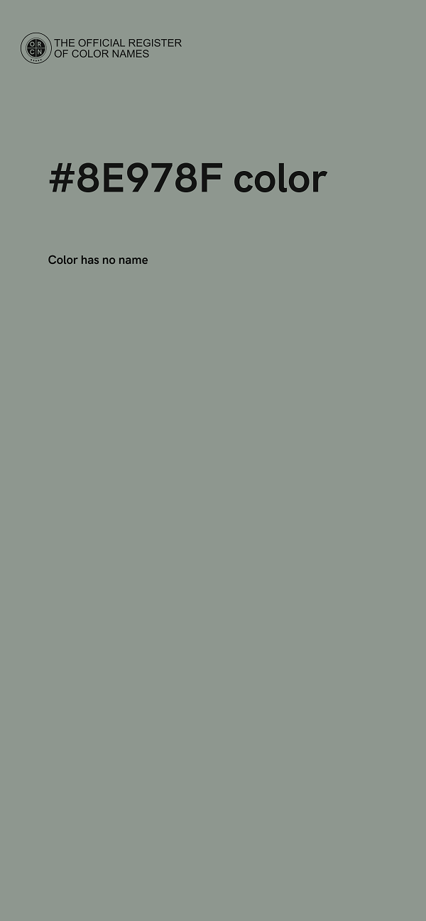 #8E978F color image