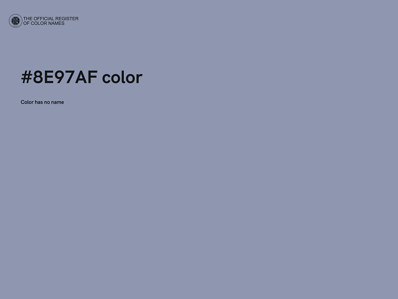 #8E97AF color image