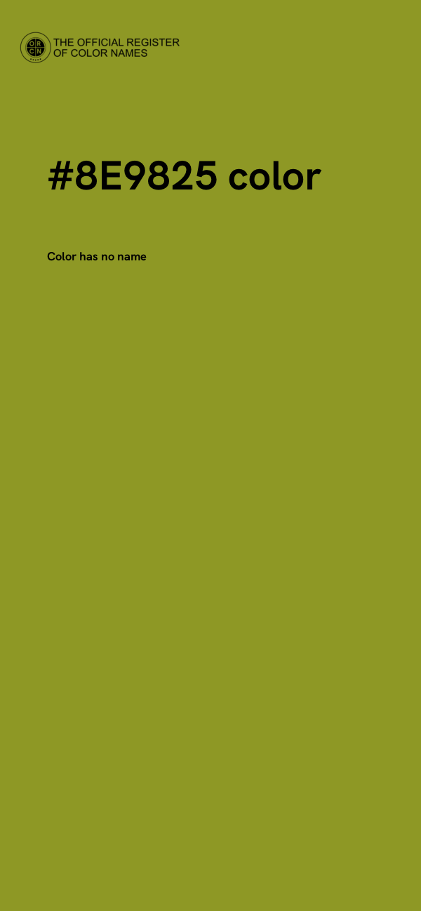 #8E9825 color image