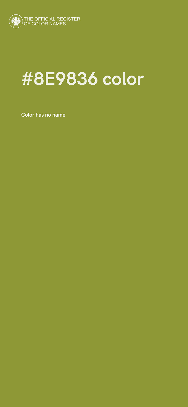 #8E9836 color image