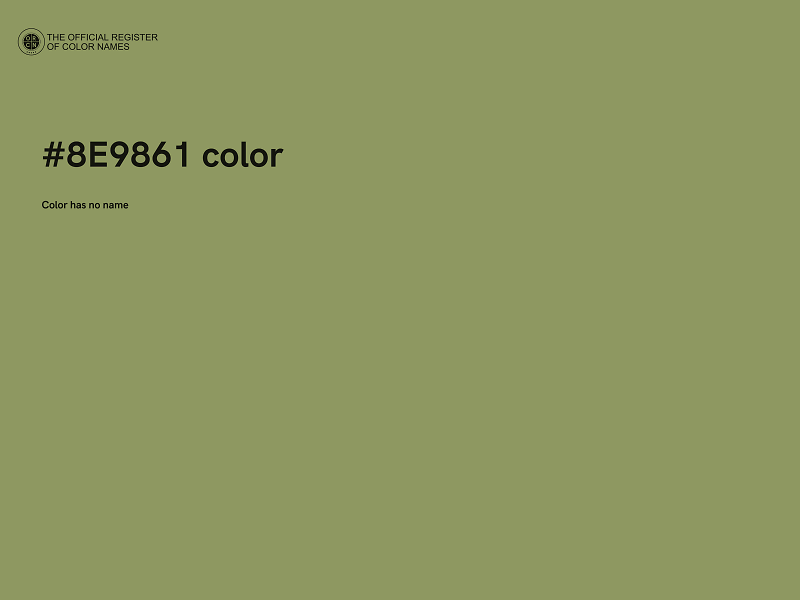 #8E9861 color image