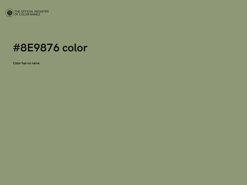 #8E9876 color image