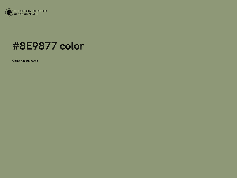 #8E9877 color image