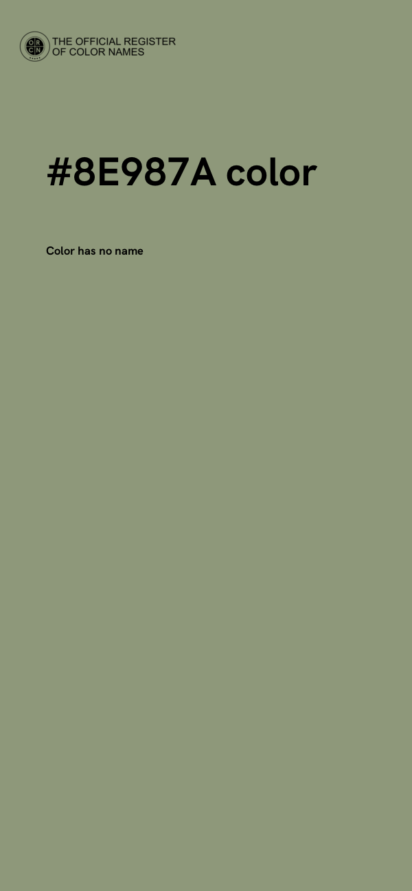 #8E987A color image