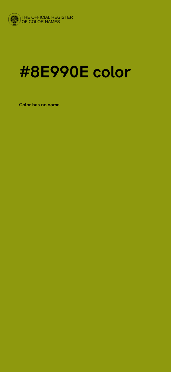 #8E990E color image