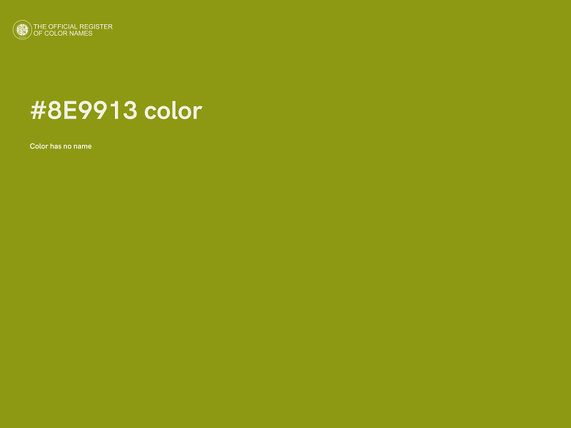 #8E9913 color image