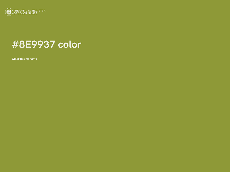 #8E9937 color image