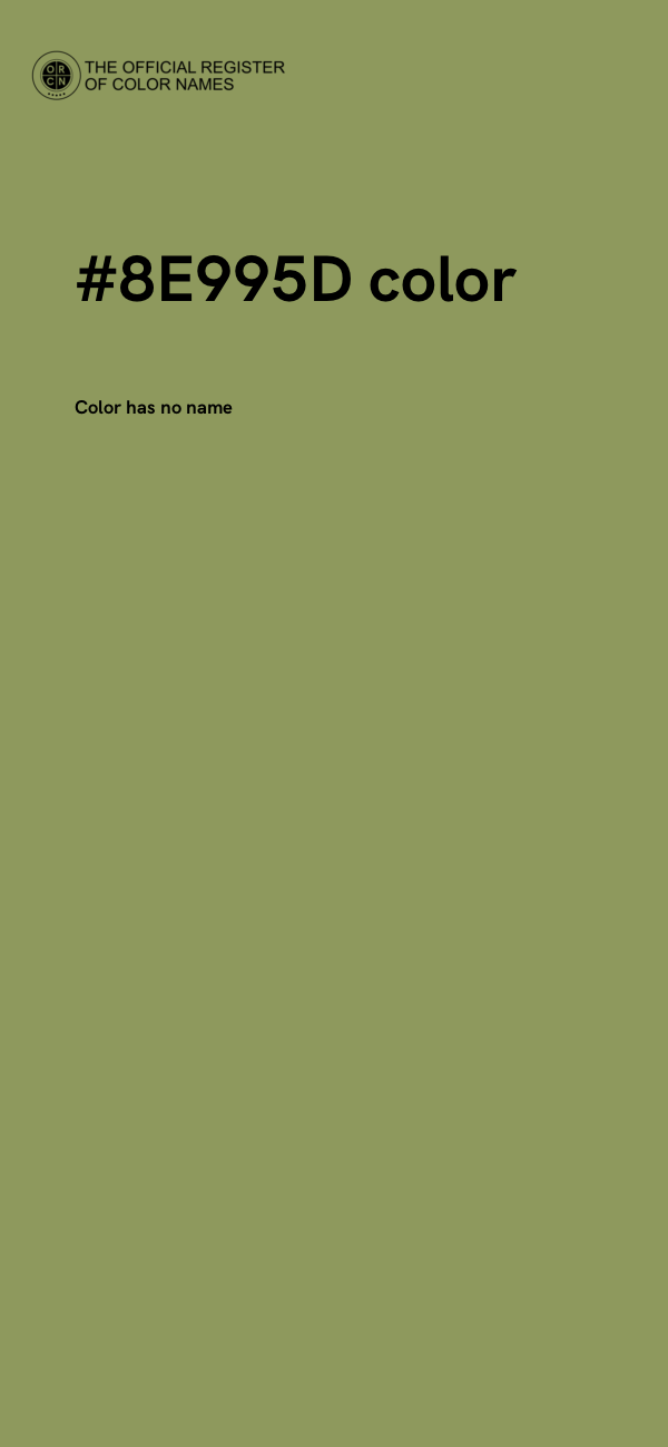 #8E995D color image