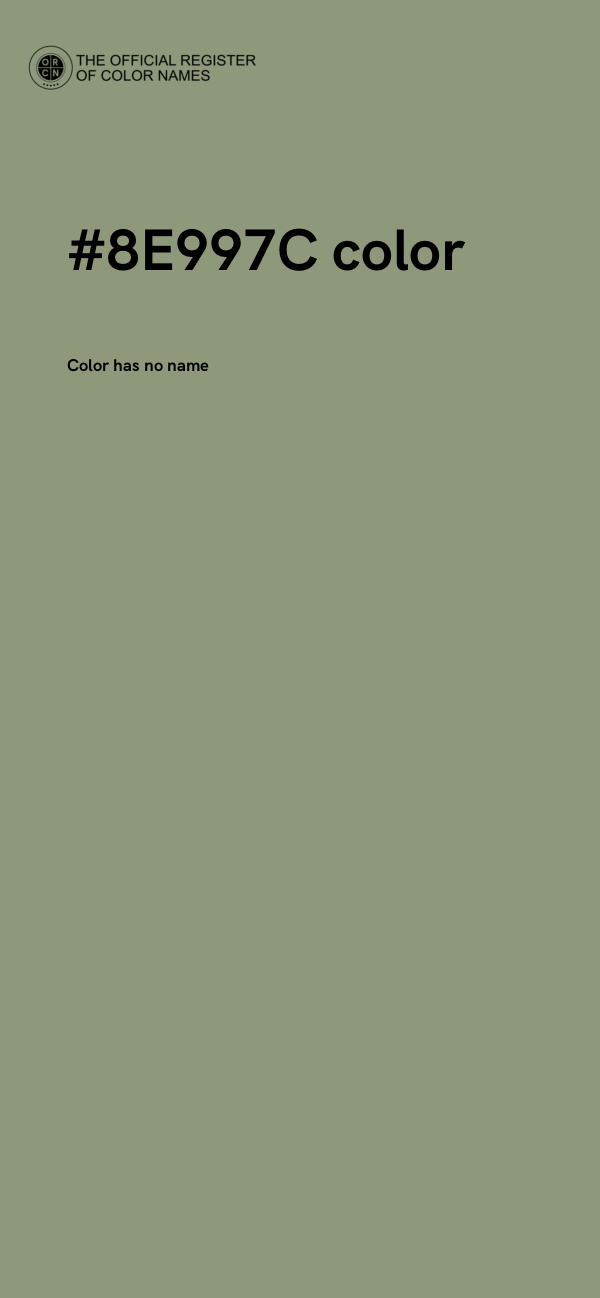 #8E997C color image
