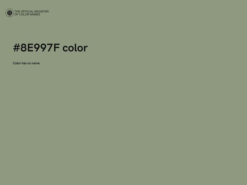 #8E997F color image