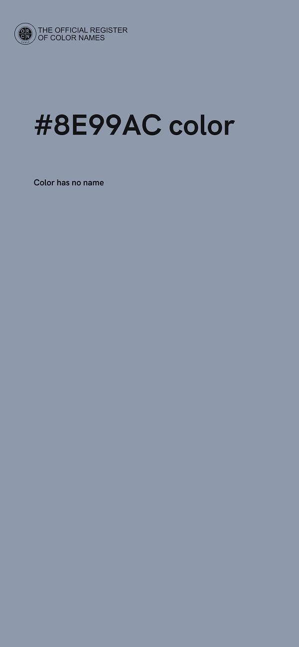 #8E99AC color image