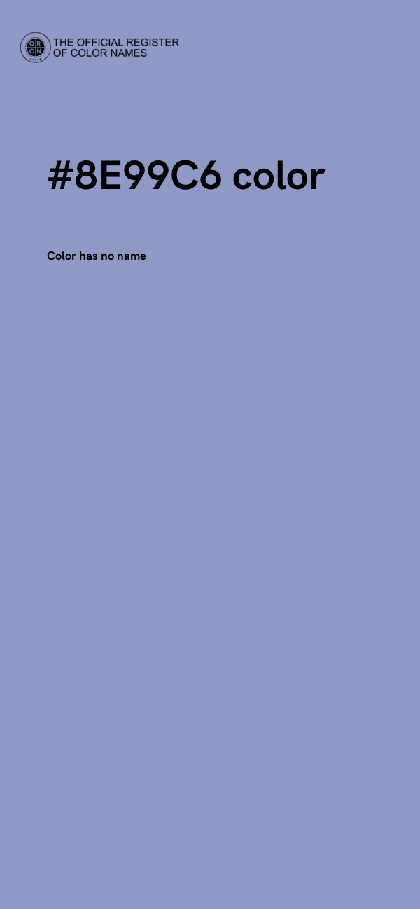 #8E99C6 color image