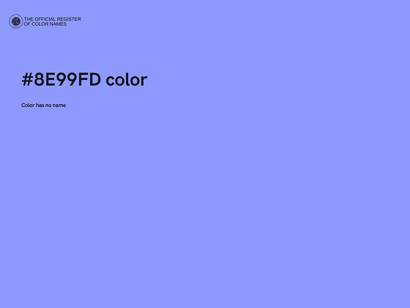 #8E99FD color image