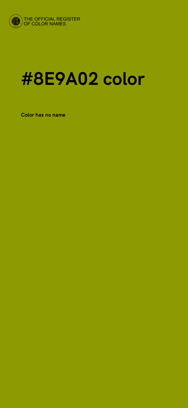#8E9A02 color image