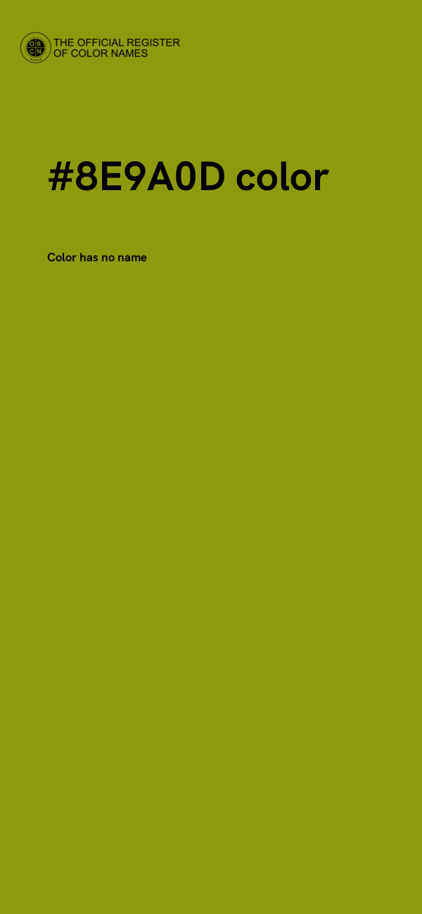 #8E9A0D color image