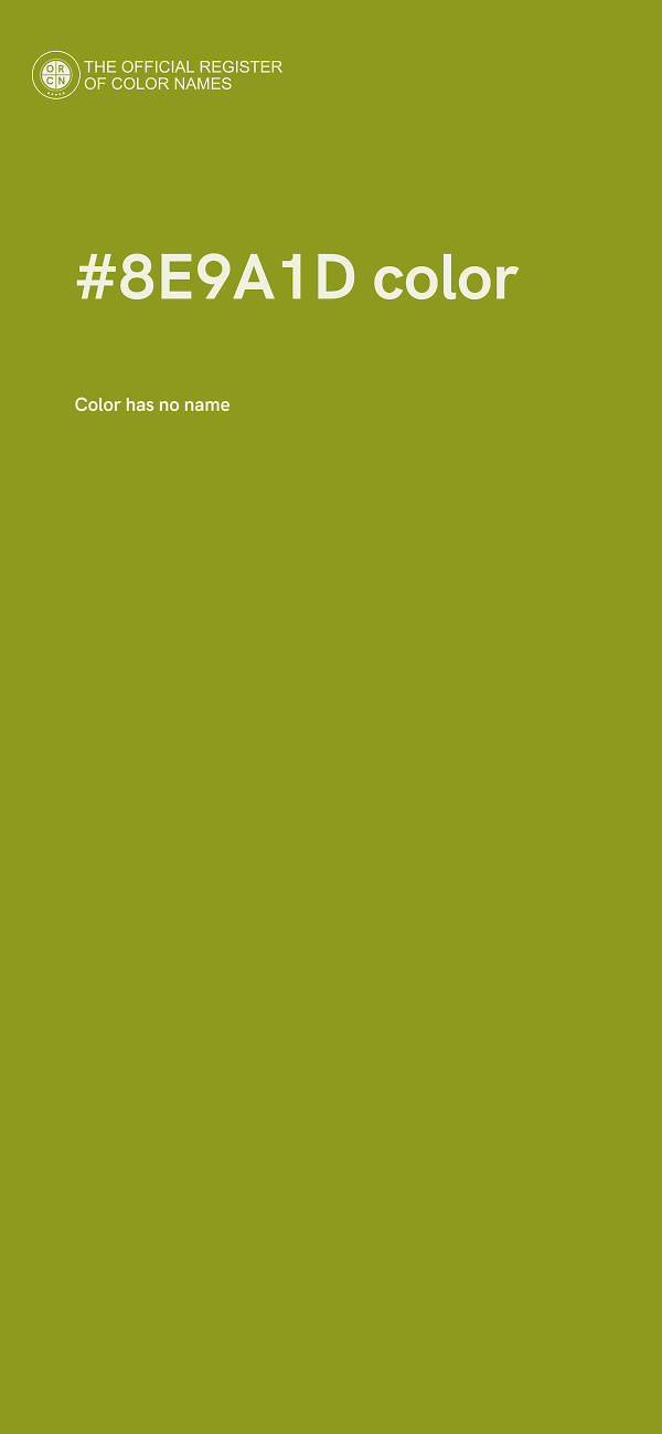 #8E9A1D color image