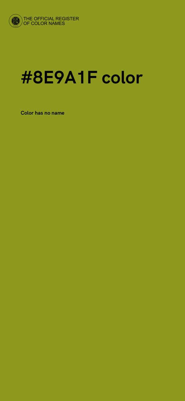 #8E9A1F color image