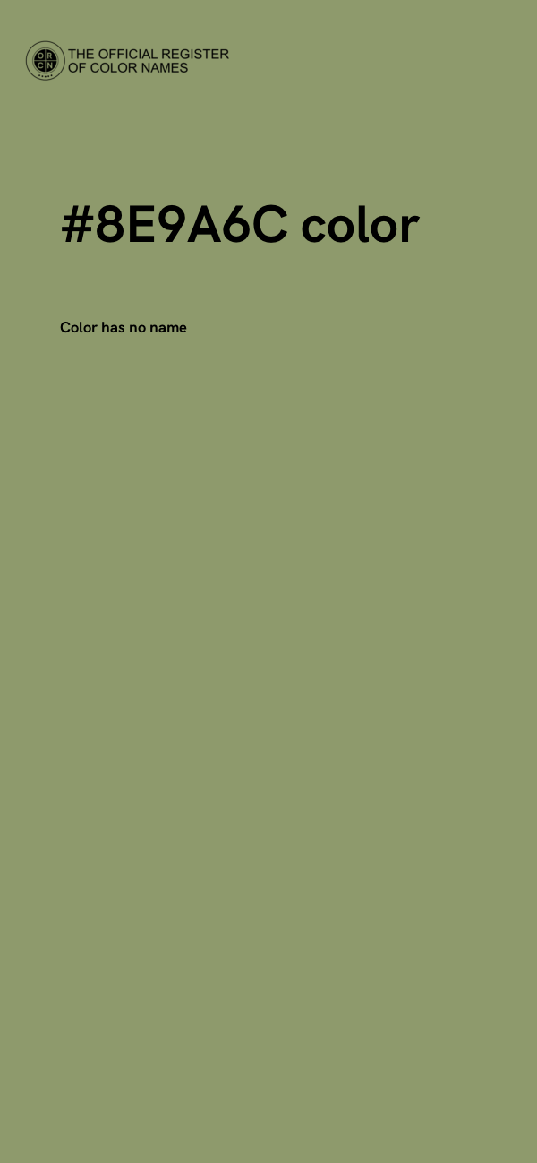 #8E9A6C color image