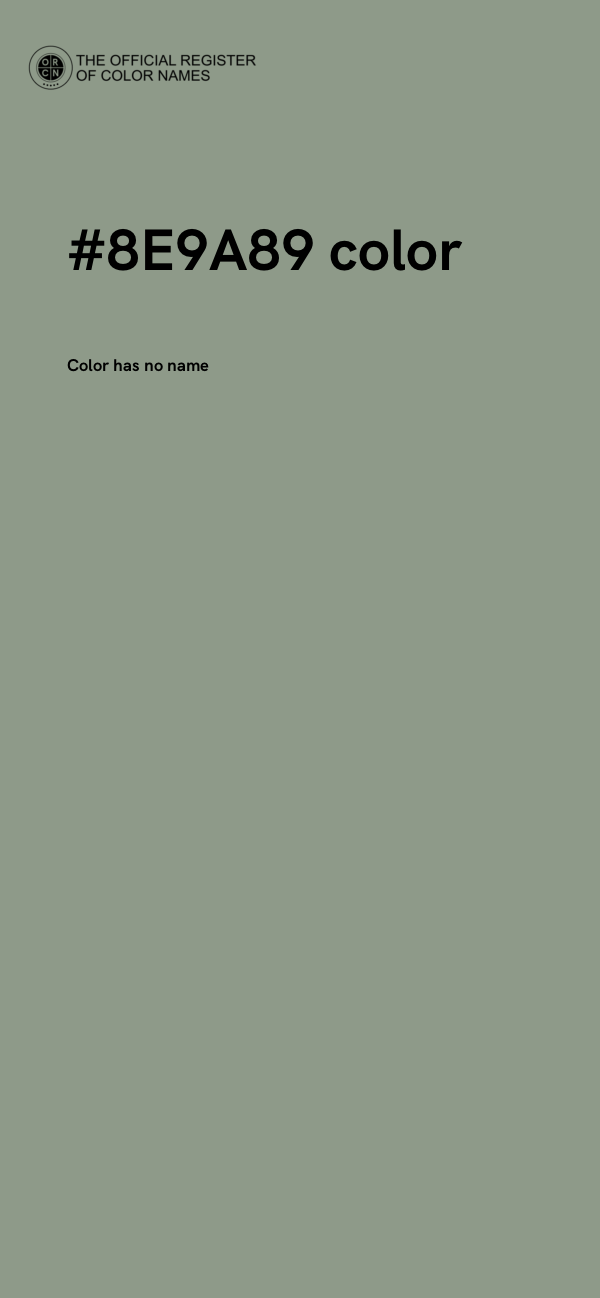 #8E9A89 color image