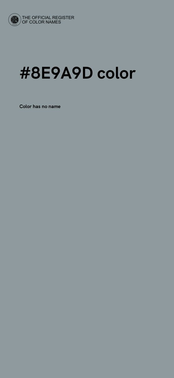 #8E9A9D color image
