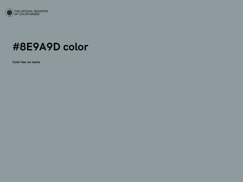 #8E9A9D color image