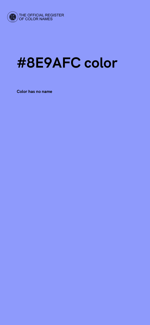 #8E9AFC color image