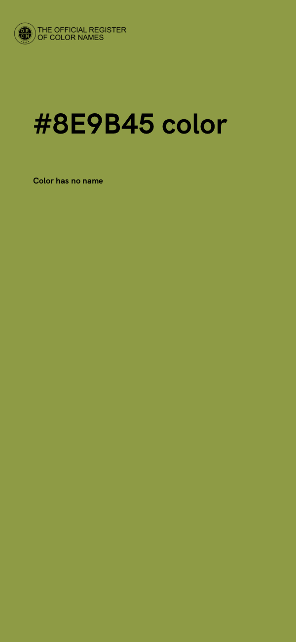 #8E9B45 color image