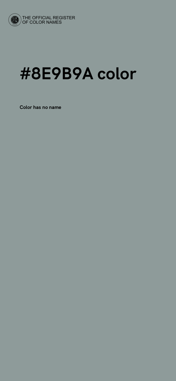 #8E9B9A color image
