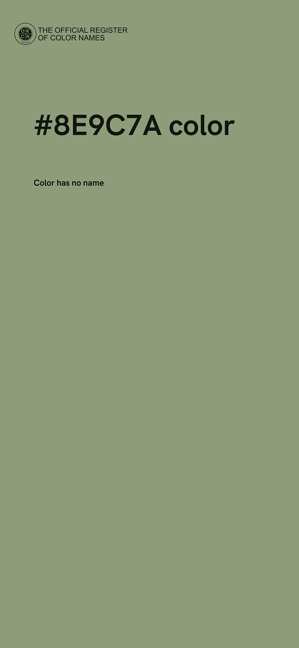 #8E9C7A color image