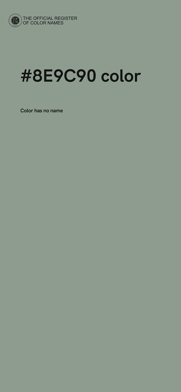 #8E9C90 color image