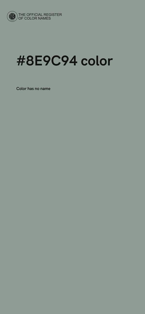 #8E9C94 color image