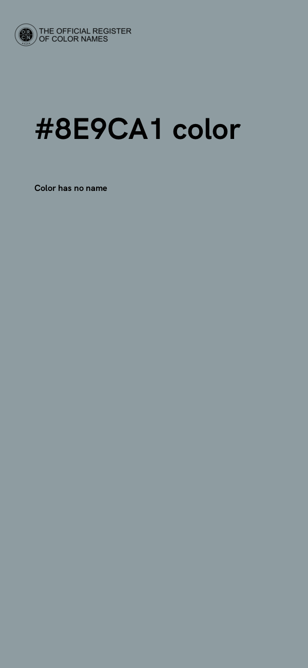 #8E9CA1 color image