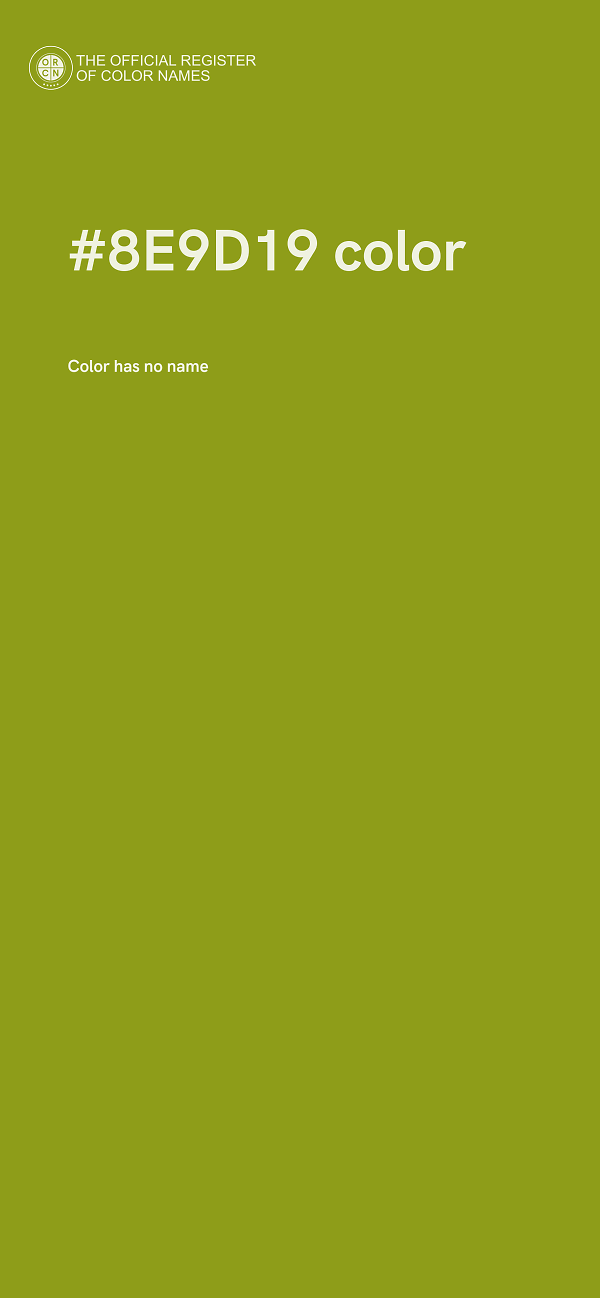 #8E9D19 color image