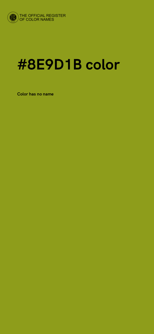 #8E9D1B color image
