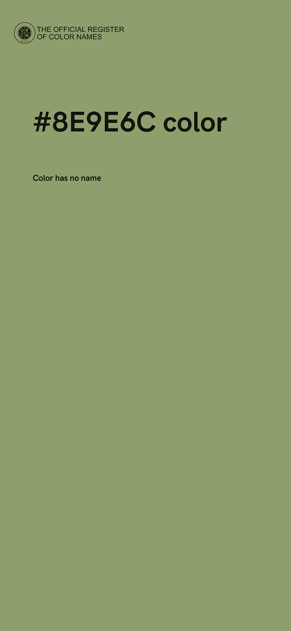 #8E9E6C color image