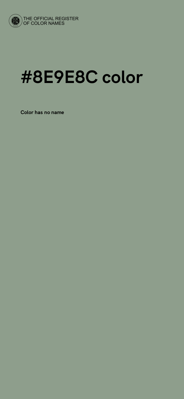 #8E9E8C color image