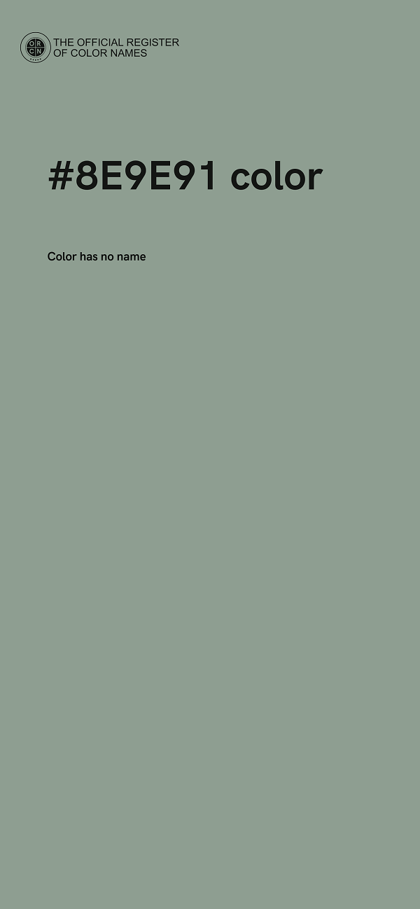 #8E9E91 color image