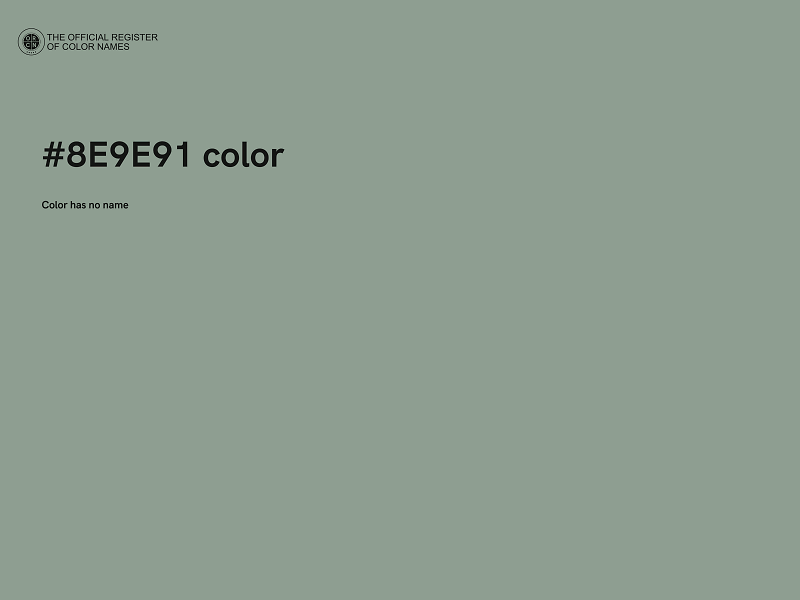 #8E9E91 color image