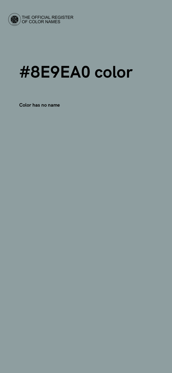#8E9EA0 color image